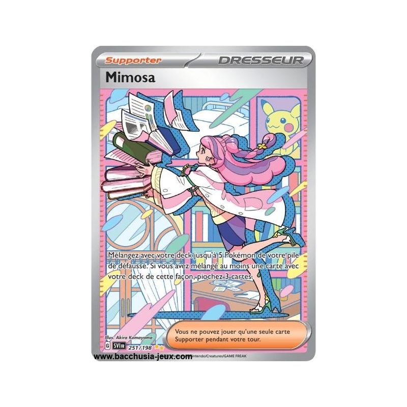Carte Pokémon EV01 251/198 Mimosa SECRETE