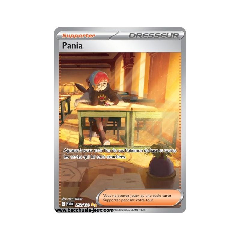 Carte Pokémon EV01 252/198 Pania SECRETE