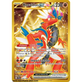 Carte Pokémon EV01 254/198 Koraidon EX GOLD SECRETE