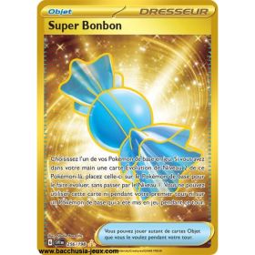 Carte Pokémon EV01 256/198 Super Bonbon GOLD SECRETE