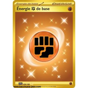 Carte Pokémon EV01 258/198 Énergie Combat de Base GOLD SECRETE