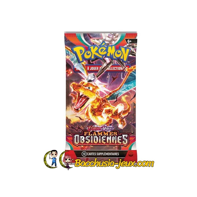 Tripack Pokémon EV03 FLAMMES OBSIDIENNES - FR