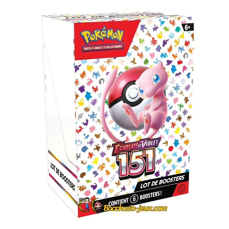 Pokémon Coffret Écarlate et Violet EV151 Bundle 6 boosters