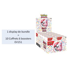 Préco estimée 23/02/2024] - Pokémon Display scellé de 10 Bundle 6 boosters  - Écarlate et Violet