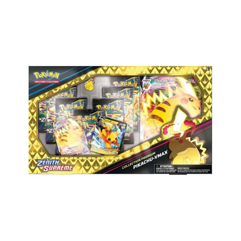 Pokémon Coffret Collection Spéciale EB12.5 Zénith Suprême Pikachu VMax 7  boosters