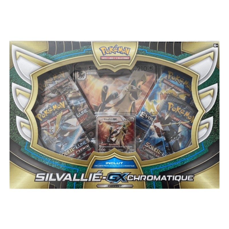 Coffret Pokémon Silvallié GX chromatique Coffret Pokémon Silvallié GX chromatique
