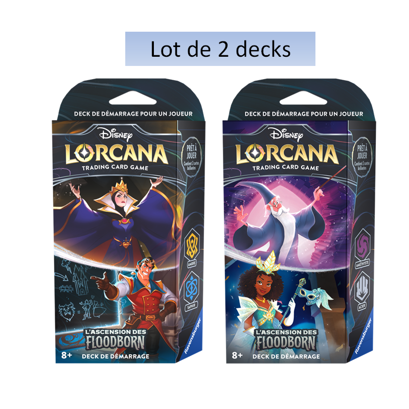 Disney Lorcana 2 Decks Deuxième Chapitre - L' Ascension des Floodborn