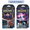 [Préco estimée 01/12/2023] - Disney Lorcana 2 Decks Deuxième Chapitre - L' Ascension des Floodborn