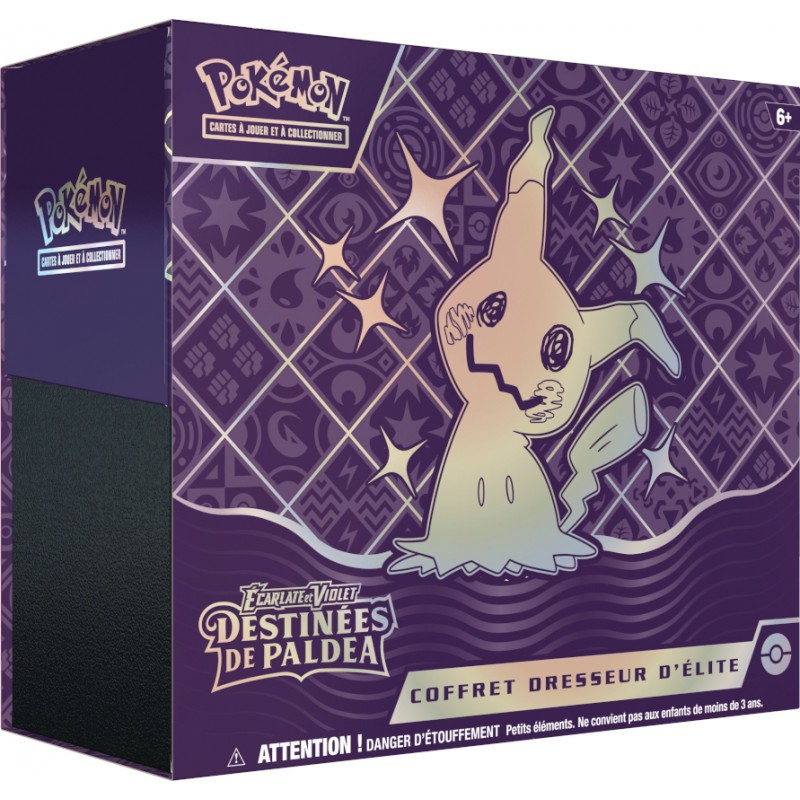 Pokémon Coffret ETB - Elite Trainer Box Ecarlate et violet EV4.5 Mimiqui Destinées de Paldea Pokémon Coffret ETB - Elite Trainer Box Ecarlate et violet EV4.5 Mimiqui Destinées de Paldea