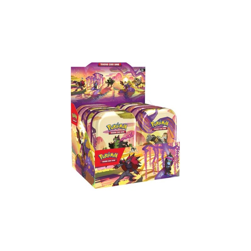 Pokémon Écarlate et Violet EV6.5 Display de 10 Mini Tin Fable Nébuleuse Pokémon Écarlate et Violet EV6.5 Display de 10 Mini Tin Fable Nébuleuse