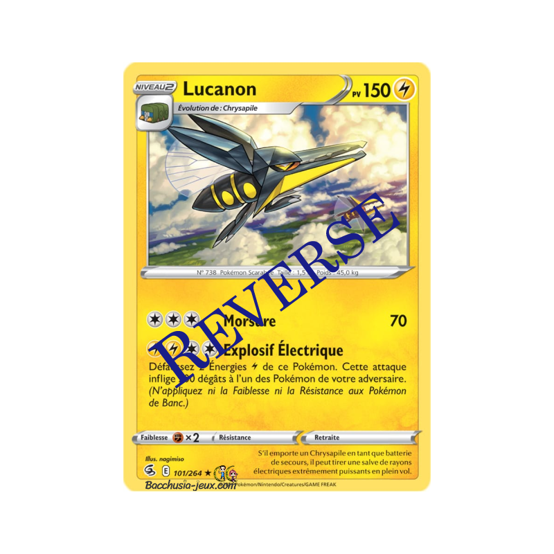Carte Pokémon EB08 101/264 Lucanon Rare Reverse
