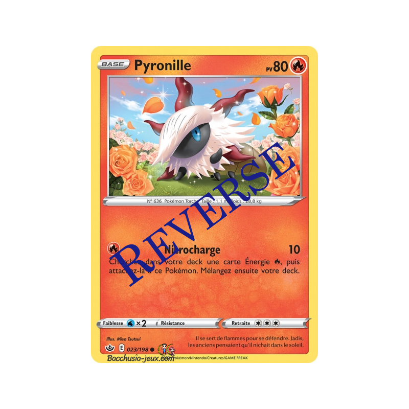 Carte Pokémon EB06 023/198 Pyronille Reverse