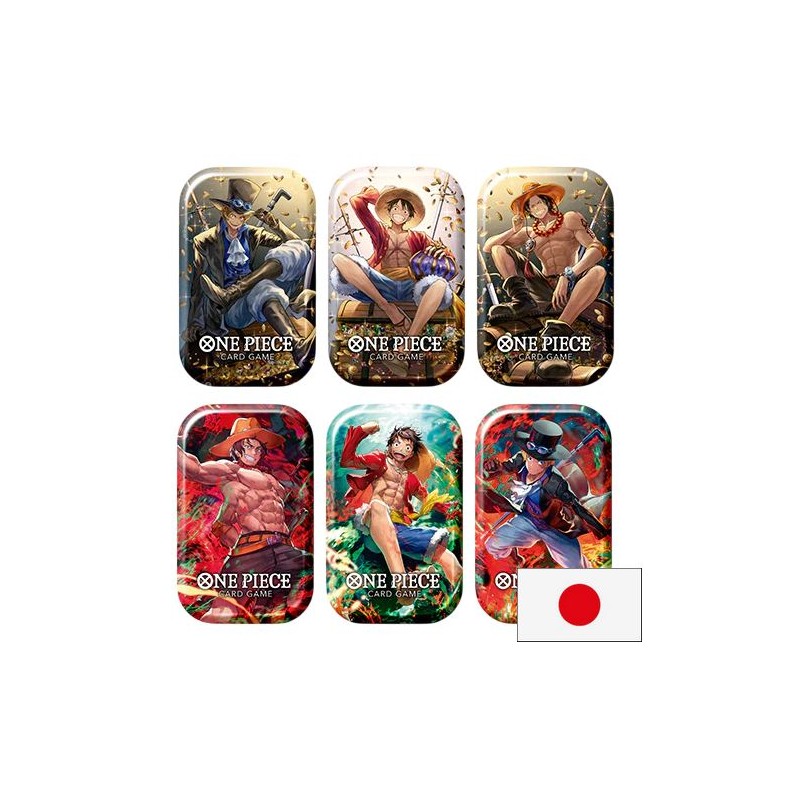 [JAP] - One Piece Lot de 6 Mini tin Pack Set VOL.1