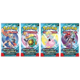 Pokémon lot de 4 booster EV09