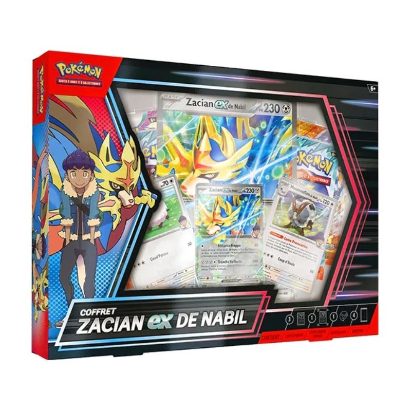 Pokémon Coffret Zacian Ex de Nabil Pokémon Coffret Zacian Ex de Nabil