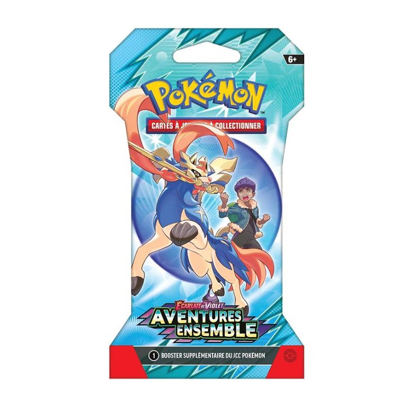 Pokémon 1 booster blister EV09 Aventures ensemble Pokémon 1 booster blister EV09 Aventures ensemble