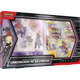 [PRECO estimée 27/06/25] - Pokémon Coffret collection premium Carchacrok ex de Cynthia
