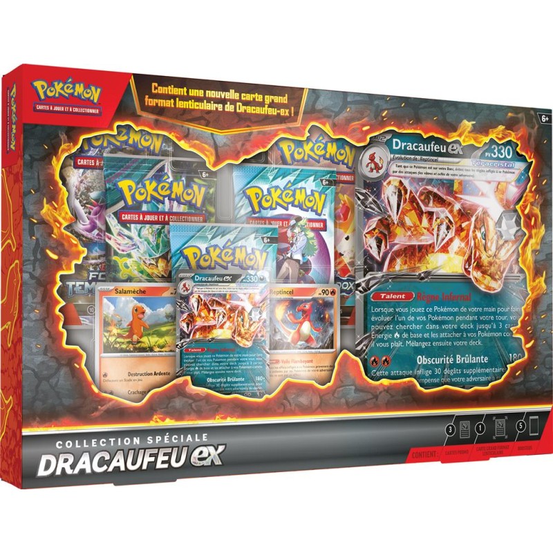 [PRECO estimée 27/06/25] - Pokémon Coffret collection spéciale Dracaufeu Ex