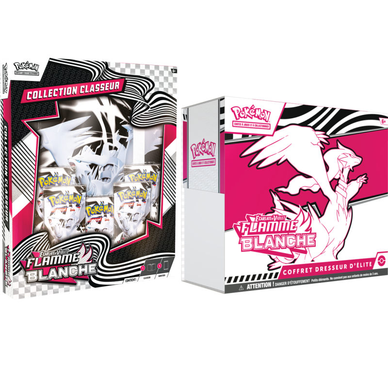 Pokémon EV10.5 Flamme Blanche - 1 ETB et 1 coffret classeur Pokémon EV10.5 Flamme Blanche - 1 ETB et 1 coffret classeur