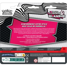 [Préco estimée 01/08/2025] - Pokémon Tripack Sidérella EV10.5 Flamme Blanche Collection Autocollant Réajustable