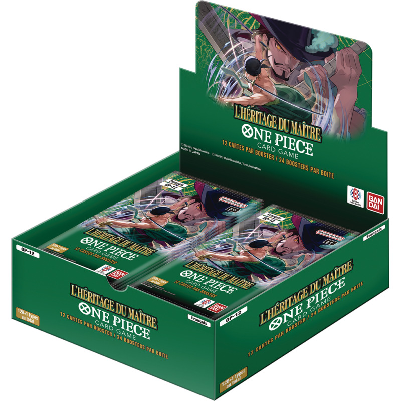 [Préco estimée 22/08/2025] - [FR] - One Piece Display scellé de 24 Boosters OP12 L'héritage du maître