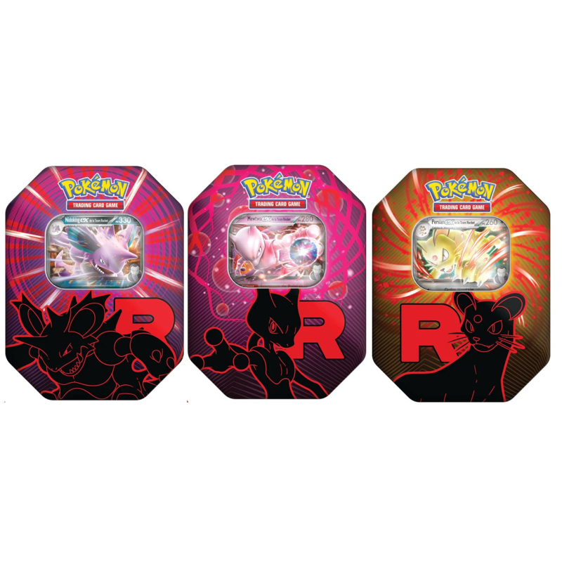 Pokémon Lot de 3 Pokebox Team Rocket