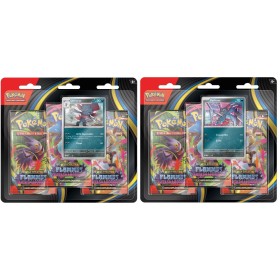 [Préco estimée 14/11/2025] - Pokémon ME02 lot de 2 tripacks Flammes Fantasmagoriques - Dimoret et Farfuret