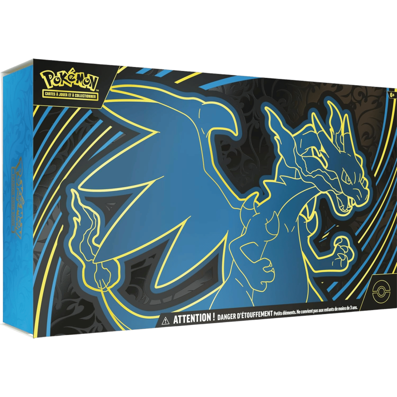 Pokémon Coffret 18 boosters Collection Ultra-Premium Méga‑Dracaufeu X‑ex