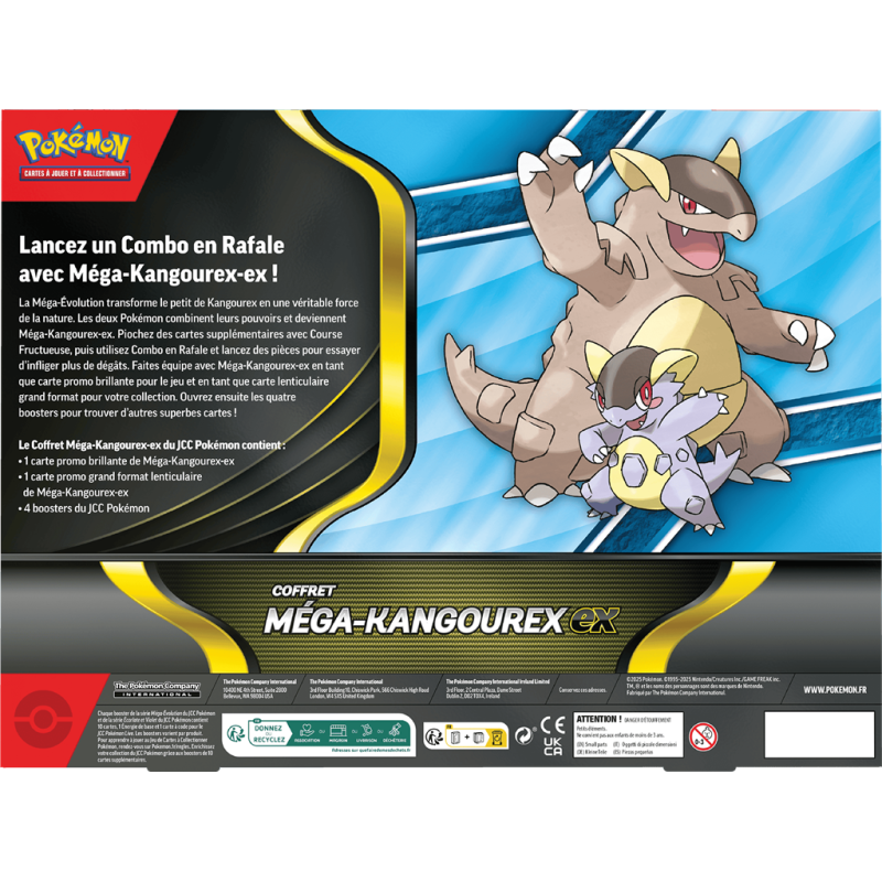 Pokémon   Coffret 4 boosters : Garde de Fer ex ou Rugit Lune ex (Modèle aléatoire)   Jeux de société   Jeux de Cartes à Jouer et à Collectionner   A partir de 6 Ans   Version
