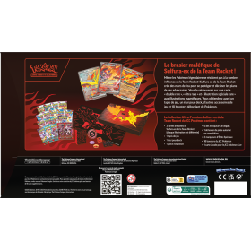 [PRECO Estimée 19/12/2025] - Pokémon Coffret 18 boosters Collection Ultra-Premium Sulfura Ex de la Team Rocket