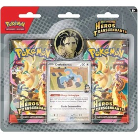Pokémon Duopack ME2.5 Héros Transcendants - les 2 modèles Dodoala et Saquedeneu