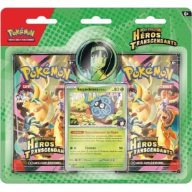 Pokémon Duopack ME2.5 Héros Transcendants - les 2 modèles Dodoala et Saquedeneu