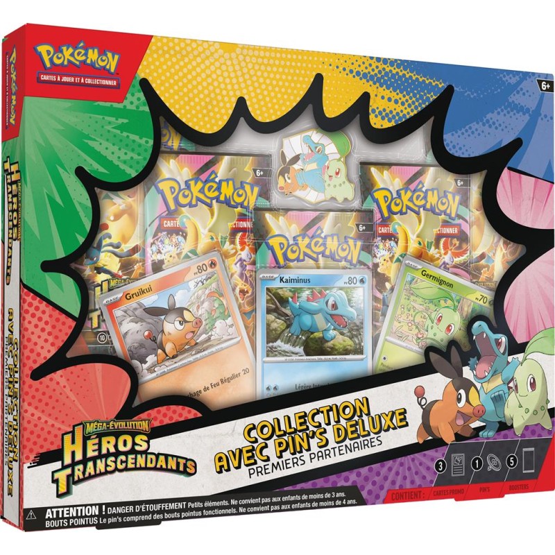Pokémon Coffret 5 boosters ME2.5 Collection avec pin's Deluxe