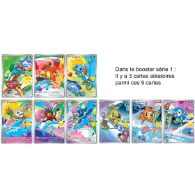 Pokémon Coffret Collection Illustration Premiers Partenaires Série 1