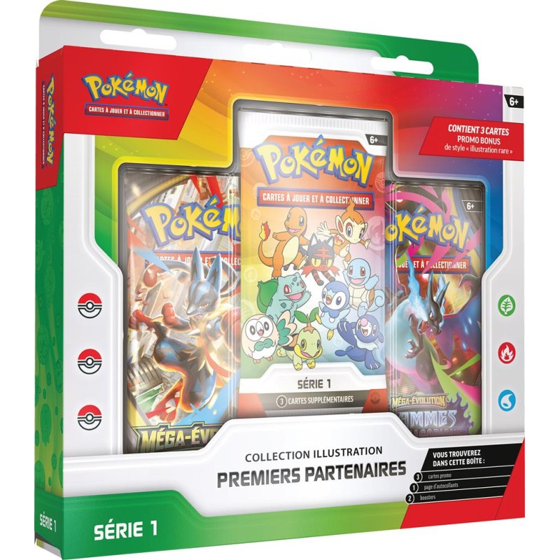 Pokémon Coffret Collection Illustration Premiers Partenaires Série 1