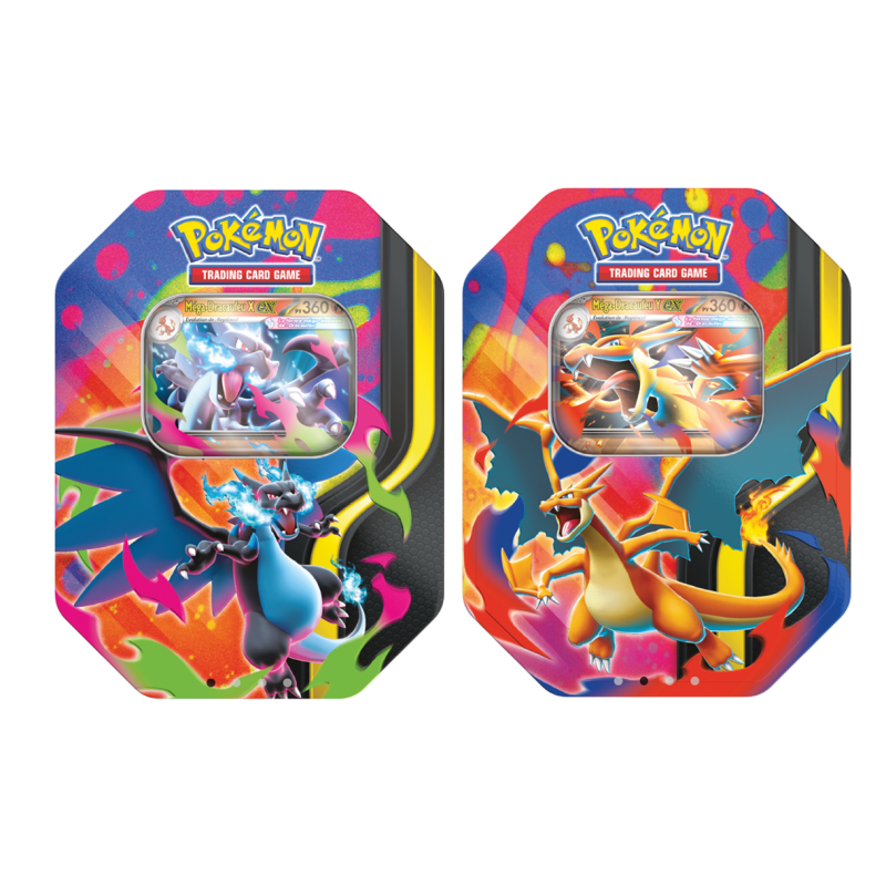 Pokémon Lot de 2 Pokebox : Méga-Dracaufeu X et Méga-Dracaufeu Y