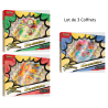 Pokémon ME2.5 Héros Transcendants Lot de 3 coffrets : Méga-Méganium - Aligatueur - Roitiflamex