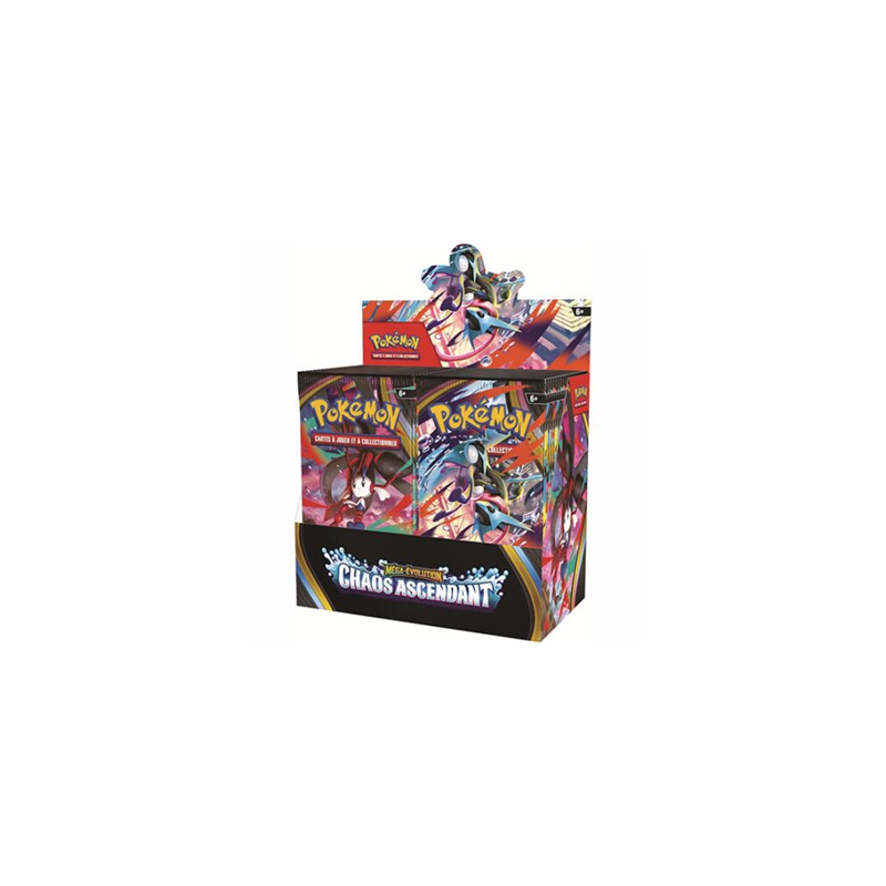 [Préco estimée 22/05/26] - Pokémon Display scellé de 36 boosters ME04 Chaos Ascendant