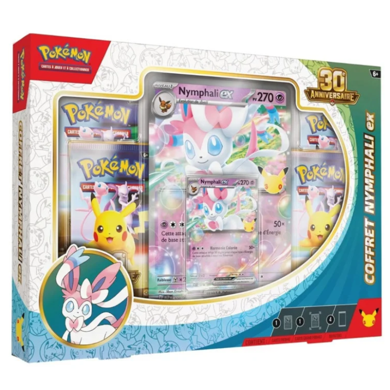 Pokémon Coffret 30 ans Nymphali Ex - Limité à 1 -
