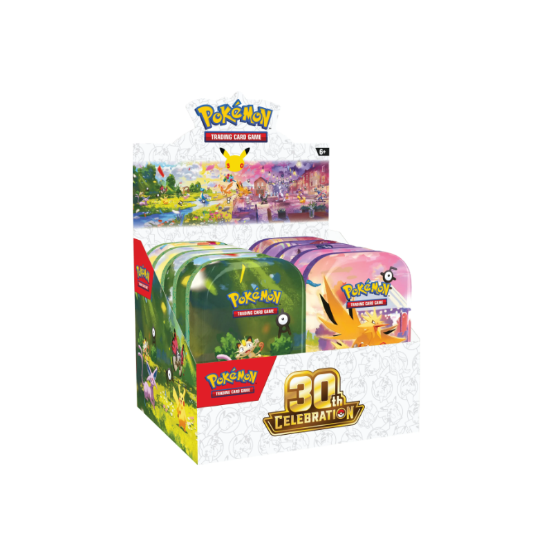 Pokémon Display de 10 Mini Tin 30 ans