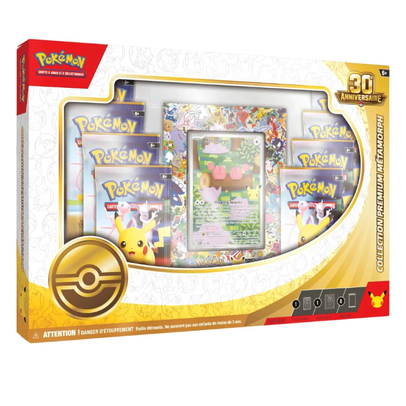 [Préco estimée 06/11/26] - Pokémon Coffret Premium 30 ans Métamorph - Limité à 1 -
